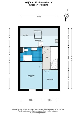 Floorplan - Olijfhout 18, 2994 HV Barendrecht